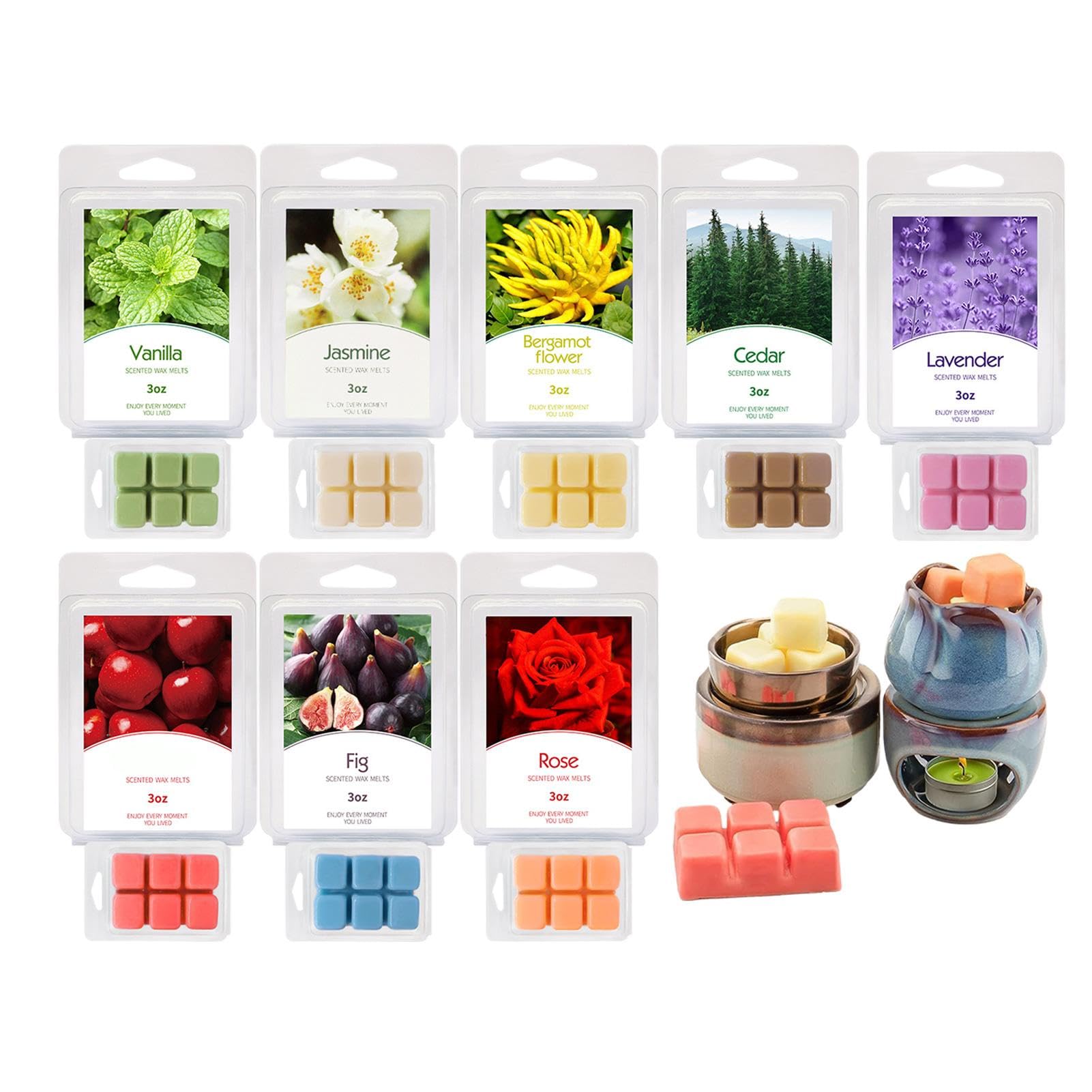 Amazon.co.jp: Vuggdt 香り付きワックスキューブ | 香り付き天然